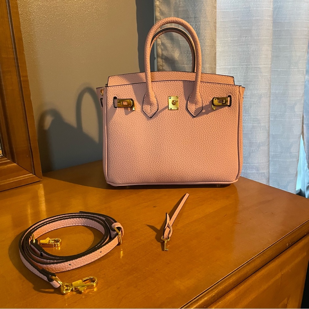 Genuine Leather Top Handle Bag - Picture 8 of 12